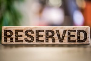 reserved reserved