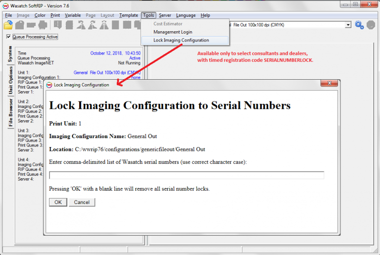 Lock Configuration Tool Imaging Configuration Lock